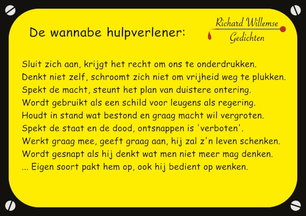 Richard Willemse: Wannebe hulpverlener